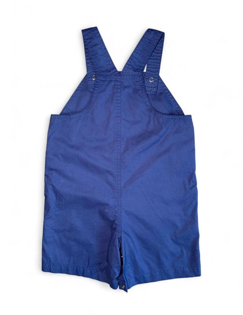Carter’s Navy Blue Nautical Anchor Print Baby Boy Shortalls Romper 18M
