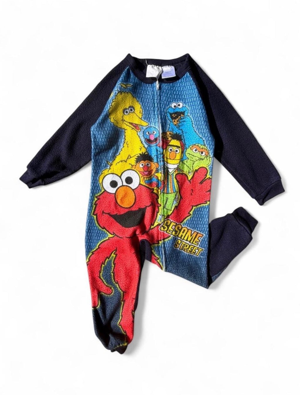 Sesame Street Character Print Fleece Toddler Footless one-piece Pajama 4T