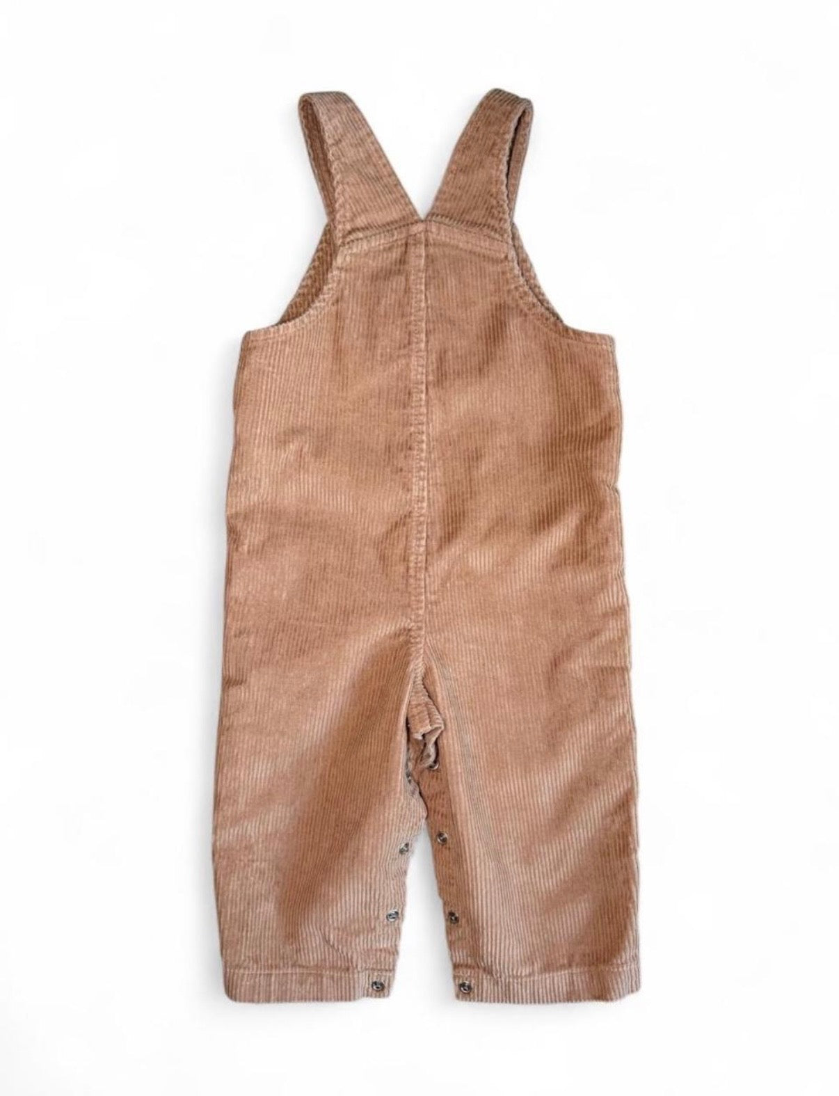 Carter’s Kids’ Tan and Orange Dungarees-overalls 12-18M