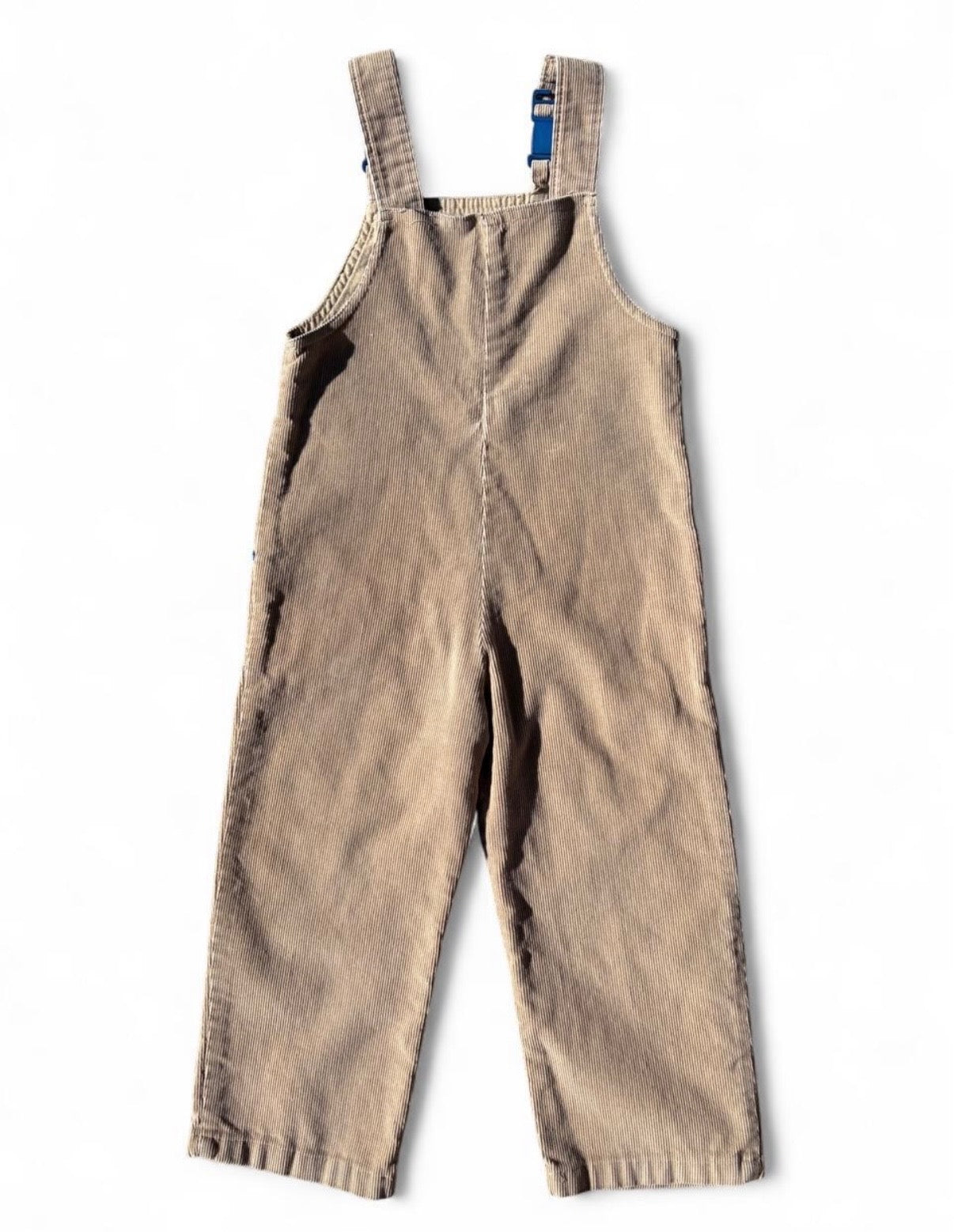 Vintage Little Challenger Toddler Boy’s Corduroy Overalls w/Airplane Embroidery 18-24M
