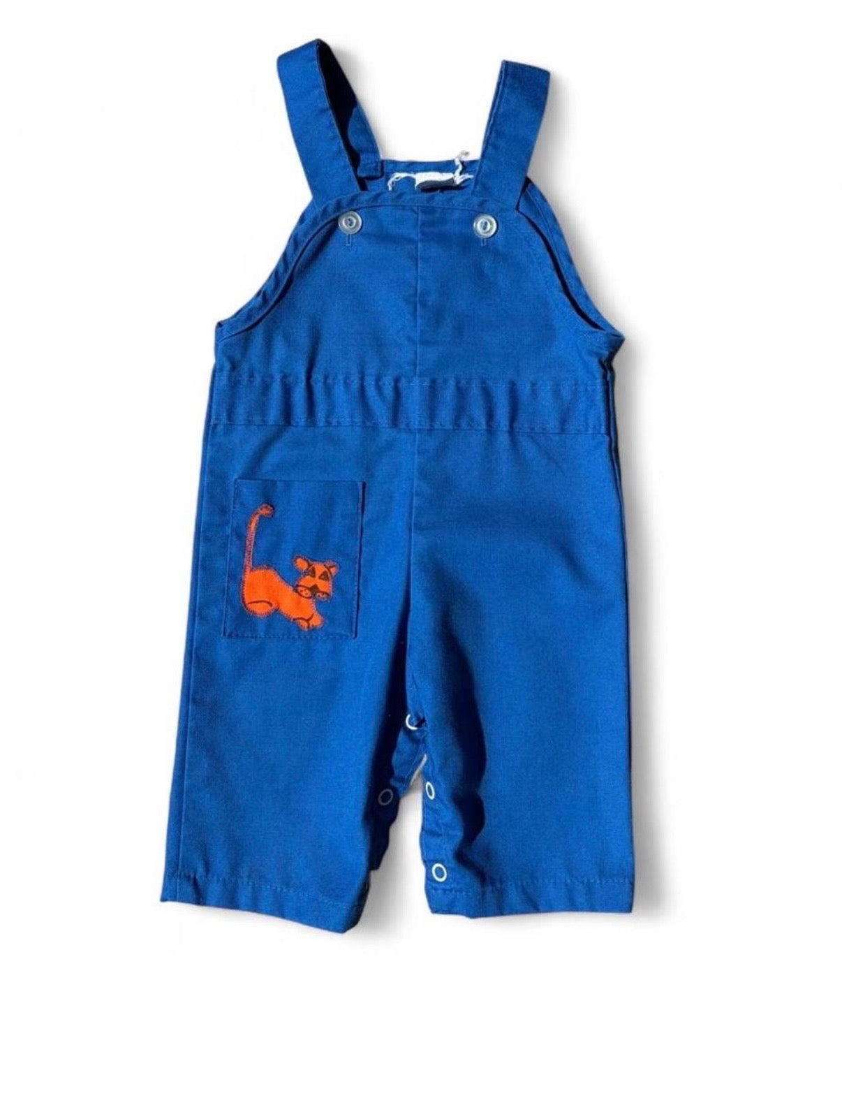 Sears Kids’ Navy and Blue Dungarees-overalls 18-24M